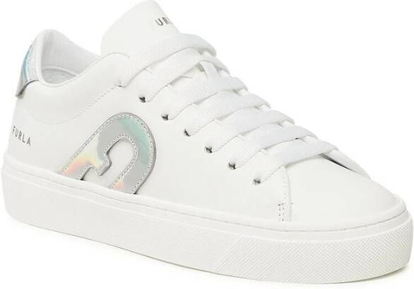 Furla Witte Veterschoenen White Dames