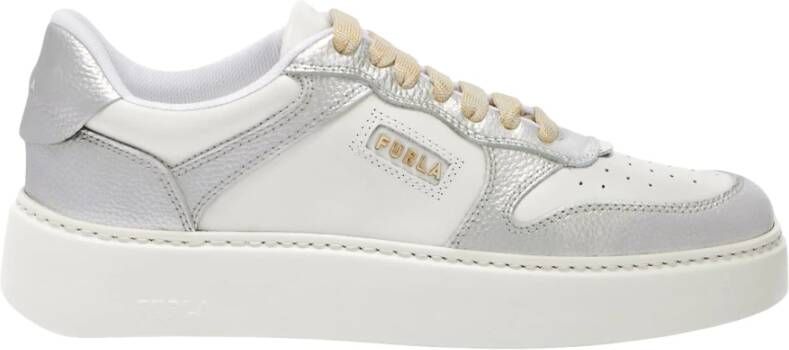 Furla Vetersluiting Chunky Sneakers Gray Dames