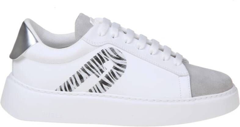 Furla Witte talco Sneakers van Synthetisch Leer en Suède White Dames