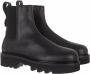 Furla Zwarte Chelsea Boot met leren afwerking Black Dames - Thumbnail 1