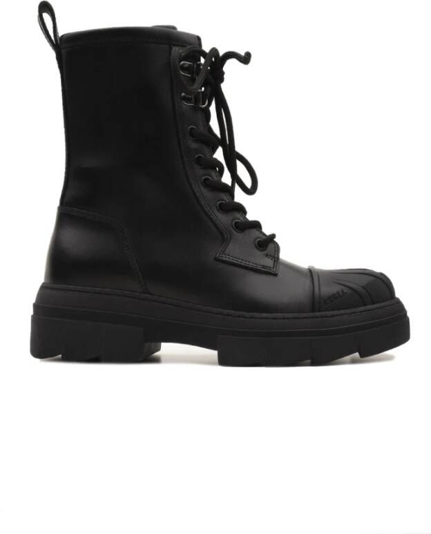 Furla Army Boot Dames Collectie Leer Black Dames