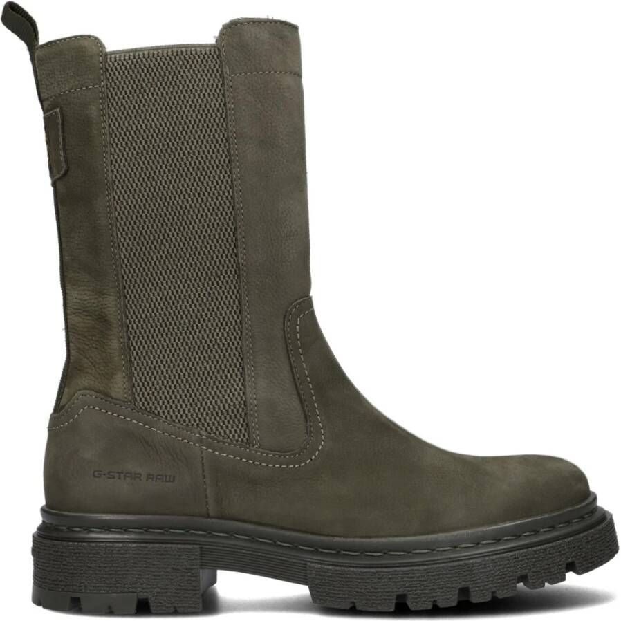 G-Star Groene Chelsea Boots met Moderne Look Green Dames