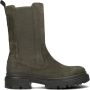 G-Star RAW Kafey Hgh Chs Nub W Chelsea boots Enkellaarsjes Dames Groen - Thumbnail 2