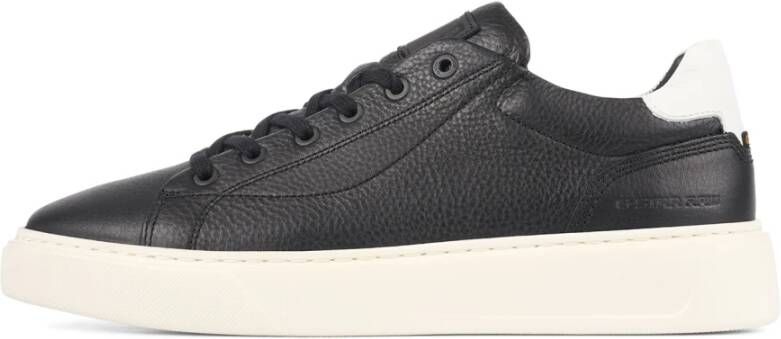 G-Star Klassieke Lage Leren Sneaker Zwart Heren