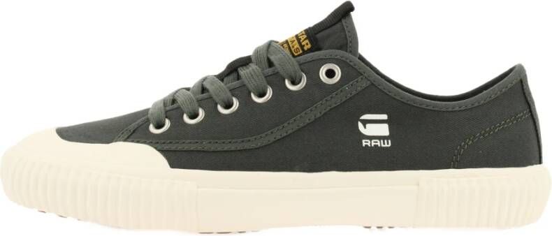 G-Star Moderne Canvas Sneaker met Reliëfstructuur Groen Dames