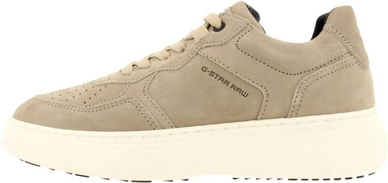 G-Star Stijlvolle Low Lash NUB Sneaker Beige Dames