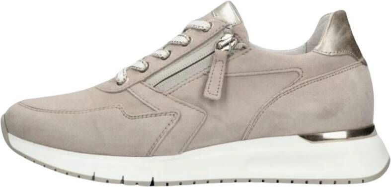 Gabor Beige Chunky Sole Comfort Sneakers Beige Dames