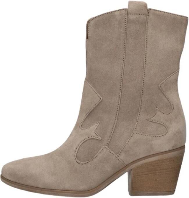 Gabor Beige City Western Cowboots Beige Dames