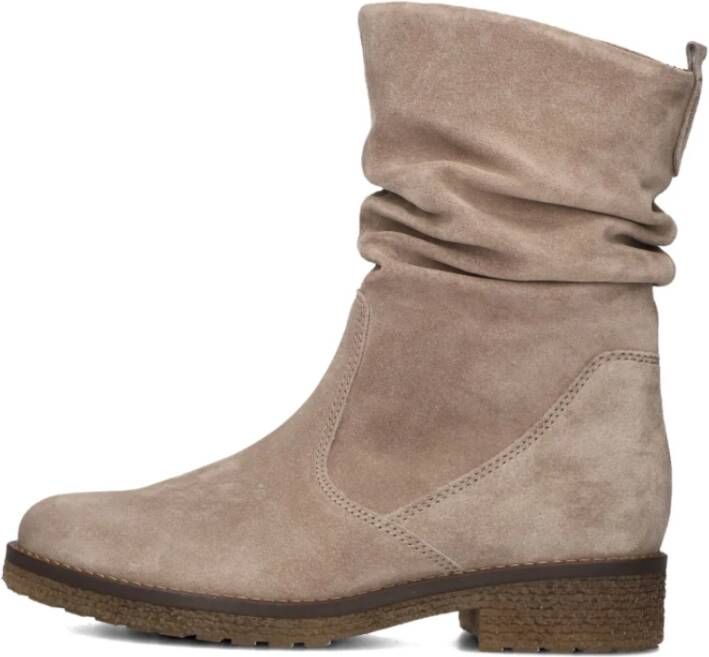 Gabor Beige Enkellaarzen voor Stijlvolle Herfst Beige Dames