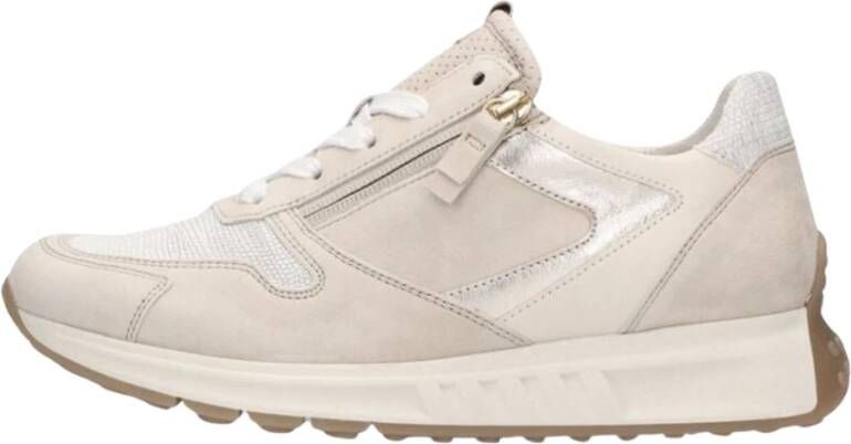 Gabor Beige Lage Sneakers 428 Beige Dames