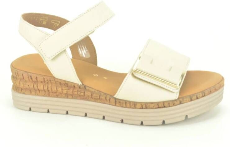 Gabor Beige Sand Velcro Gar Schoenen Beige Dames