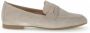 Gabor Beige Suède Mocassins College Stijl Beige Dames - Thumbnail 1