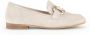 Gabor Beige Suède Mocassins met Kettingdetail Beige Dames - Thumbnail 2