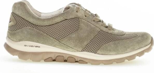 Gabor Beige Textiel Basket Rollingsoft Groen Green Dames