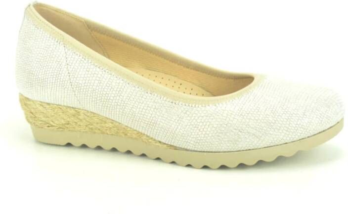 Gabor Beige Goud Pump Schoenen Beige Dames