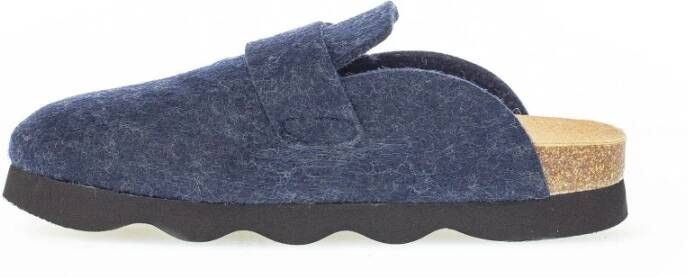 Gabor Blauwe Textiel Pantoffels Blue Dames