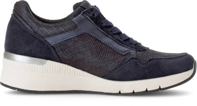 Gabor Blauwe Dames Sneaker Walking Collectie Blue Dames