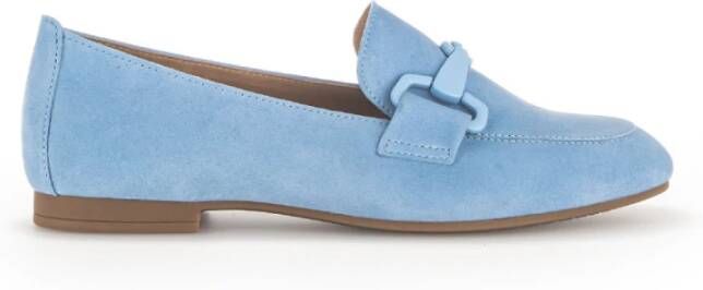 Gabor Blauwe Velvet Loafers Stijlvol Comfortabel Ontwerp Blue Dames - Foto 4