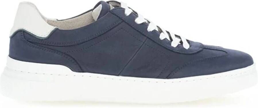 Gabor Blauwe Heren Sneaker Veters Blue Heren