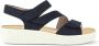 Gabor Blauwe nubuck leren sandalen Blue Dames - Thumbnail 1