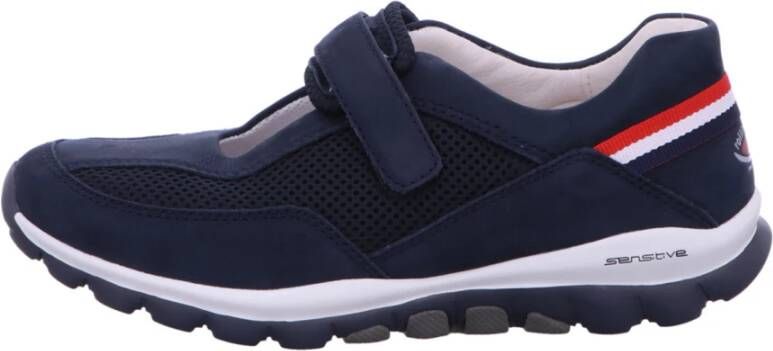 Rollingsoft -Dames blauw donker sneakers