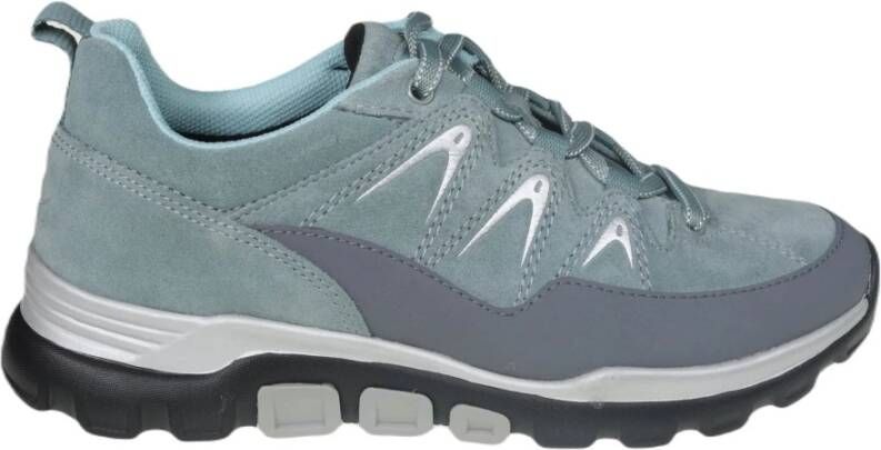 Gabor Blauwe Walking Sneaker Rollingsoft Blue Dames