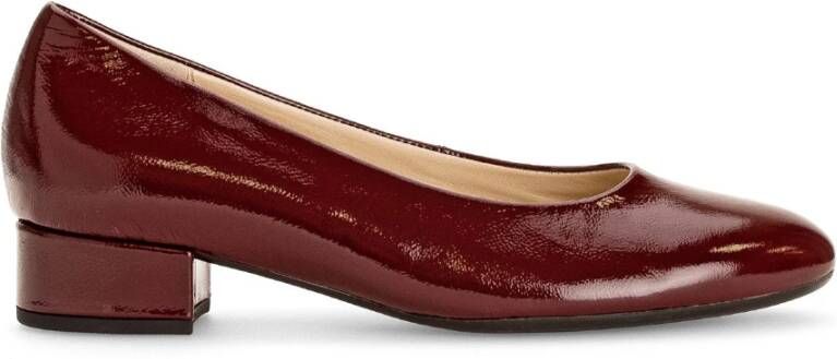 Gabor Bordeaux Lakleren Pumps Red Dames