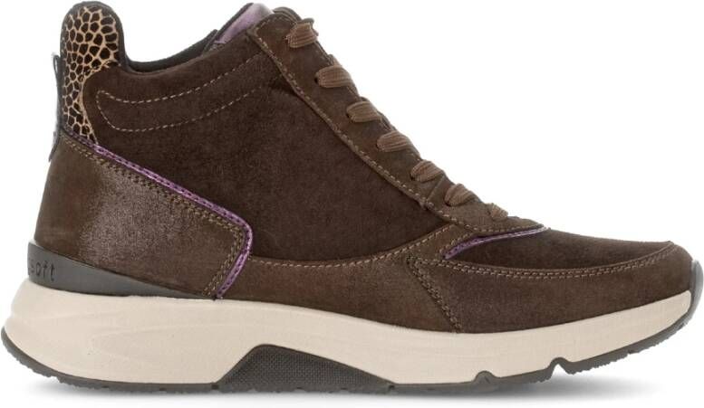 Gabor Bruine Dames Wandelschoenen Stijlvol Brown Dames