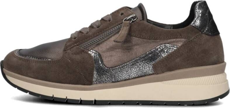 Gabor Bruine Lage Top Sneakers 307 Brown Dames