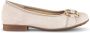 Gabor Comfort Beige Ballerina Uitneembaar Voetbed - Thumbnail 2