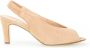 Gabor Bruine Suède Sandalen Open Teen Beige Dames - Thumbnail 1