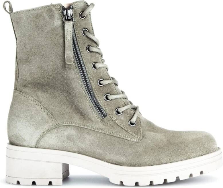 Gabor Combat Boots Dames Enkellaarsjes Gray Dames