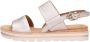 Gabor Comfortabele Metallic Sandalen met Elastische Band Beige Dames - Thumbnail 3