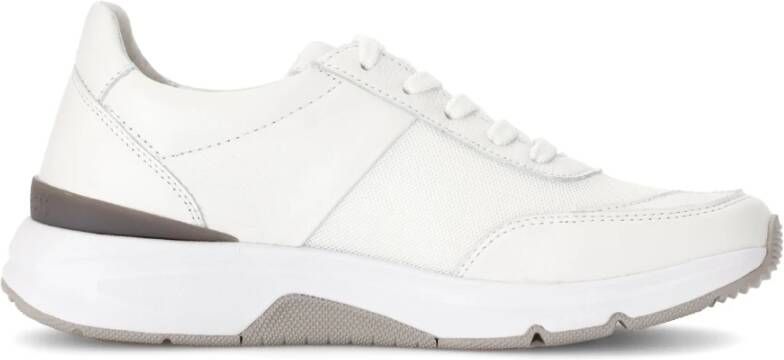 Gabor Comfortabele Witte Wandelsneaker White Dames