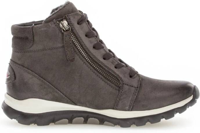 Gabor Dames Rollingsoft Walking Sneaker Gray Dames