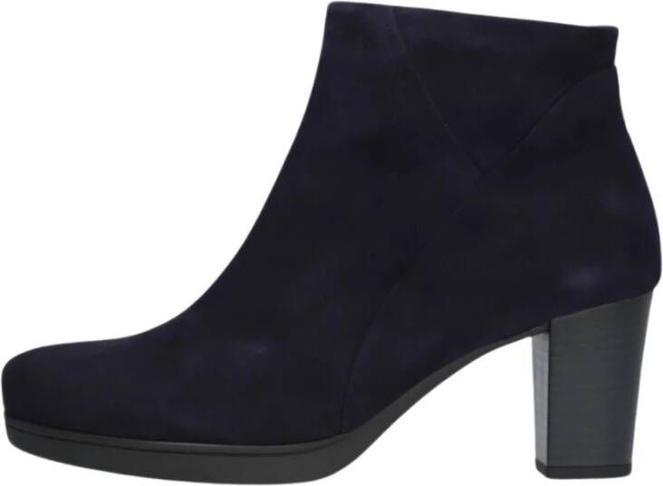 Gabor Donkerblauwe Enkellaars Comfort Stijl Blue Dames