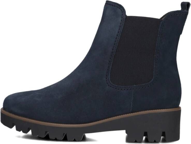 Gabor Elegante Chelsea Boots in Donkerblauw Blue Dames