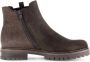 Gabor Suède Chelsea Boot met Metallic Detail Brown Dames - Thumbnail 1