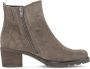 Gabor Taupe Suède Enkellaarsjes Comfort Collectie Gray Dames - Thumbnail 4