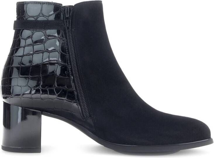 Gabor Enkellaars Alligator Stijl Black Dames