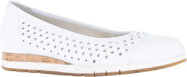 Gabor Witte Casual Veterschoenen White Dames