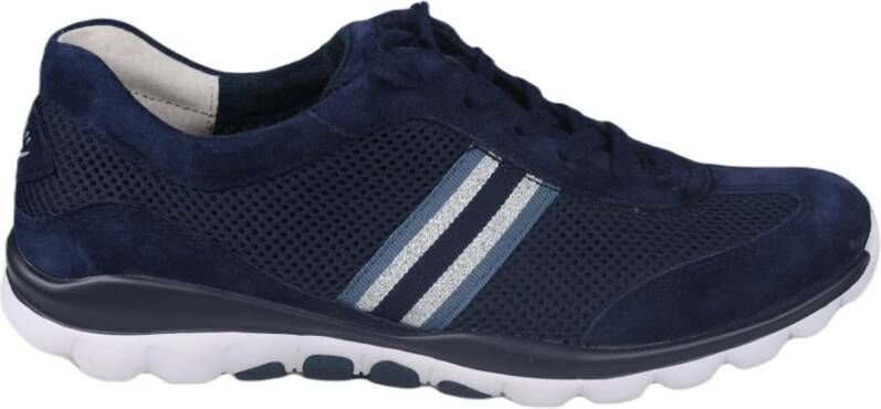 Gabor Flexibele Walking Sneaker Blauw Blue Dames