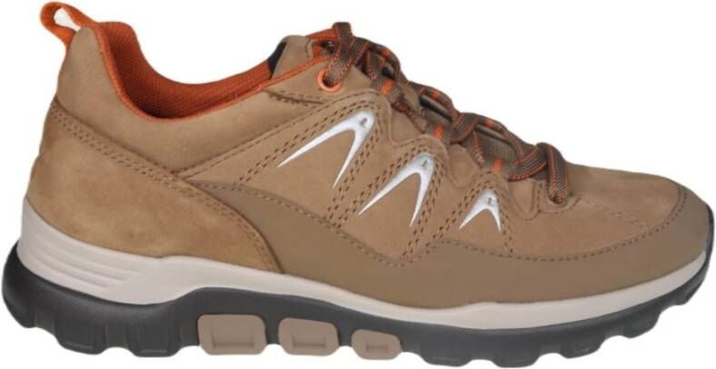 Gabor Flexibele Walking Sneaker Brown Dames