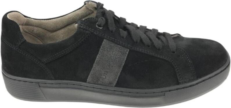 Gabor Gecertificeerde Suede Herensneakers Zwart Black Heren