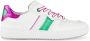 Gabor Comfort Sneaker Wit-Roze Uitneembaar Voetbed - Thumbnail 2