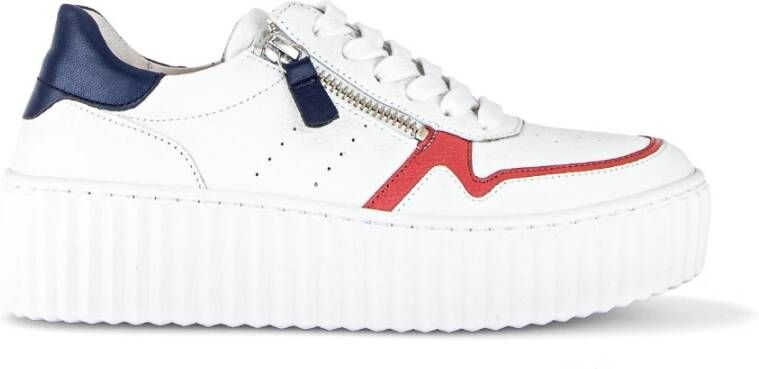 Gabor Graanleer Sneaker Multicolor Dames