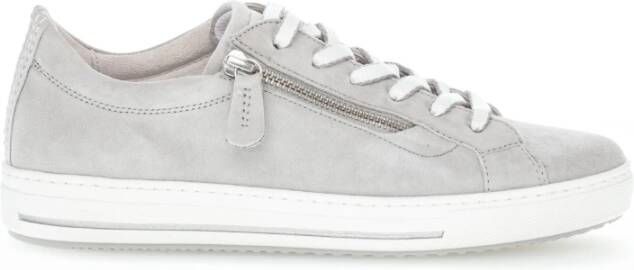 Gabor Grijze Suède Sneakers Gray Dames