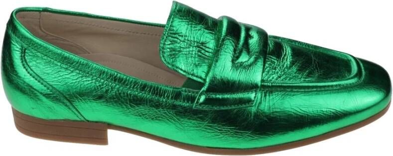 Gabor Groene Lakleren Mocassin Green Dames