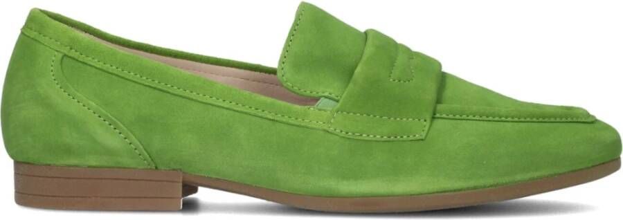 Gabor Groene Loafers met Stijl Green Dames