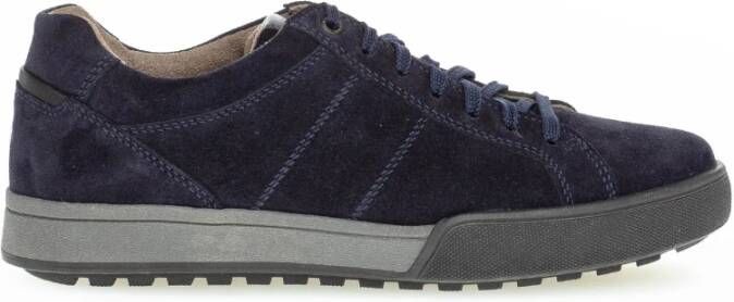 Gabor Hoge-top suède sneakers Blue Dames